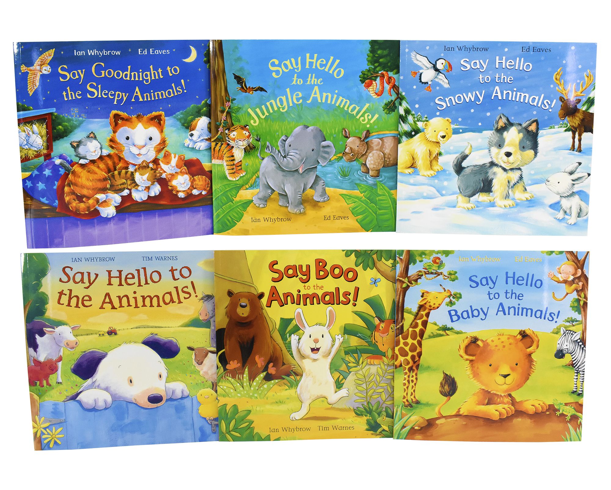 Say Hello To The Animals 6 Books Children Set - Paperback - Ages 0-5 - Ian Whybrow