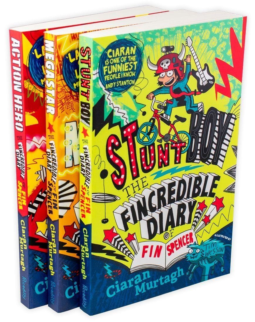 The Fincredible Diary of Fin Spencer 3 Books Collection By Ciaran Murtagh - Ages 9-11 - Paperback