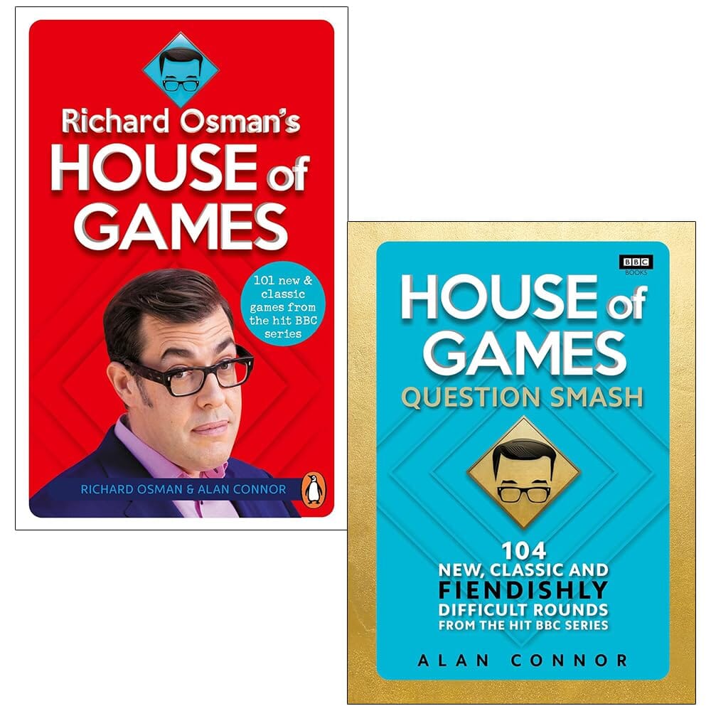 House of Games & Question Smash By Richard Osman and Alan Connor 2 Books Collection Set - Non Fiction - Paperback