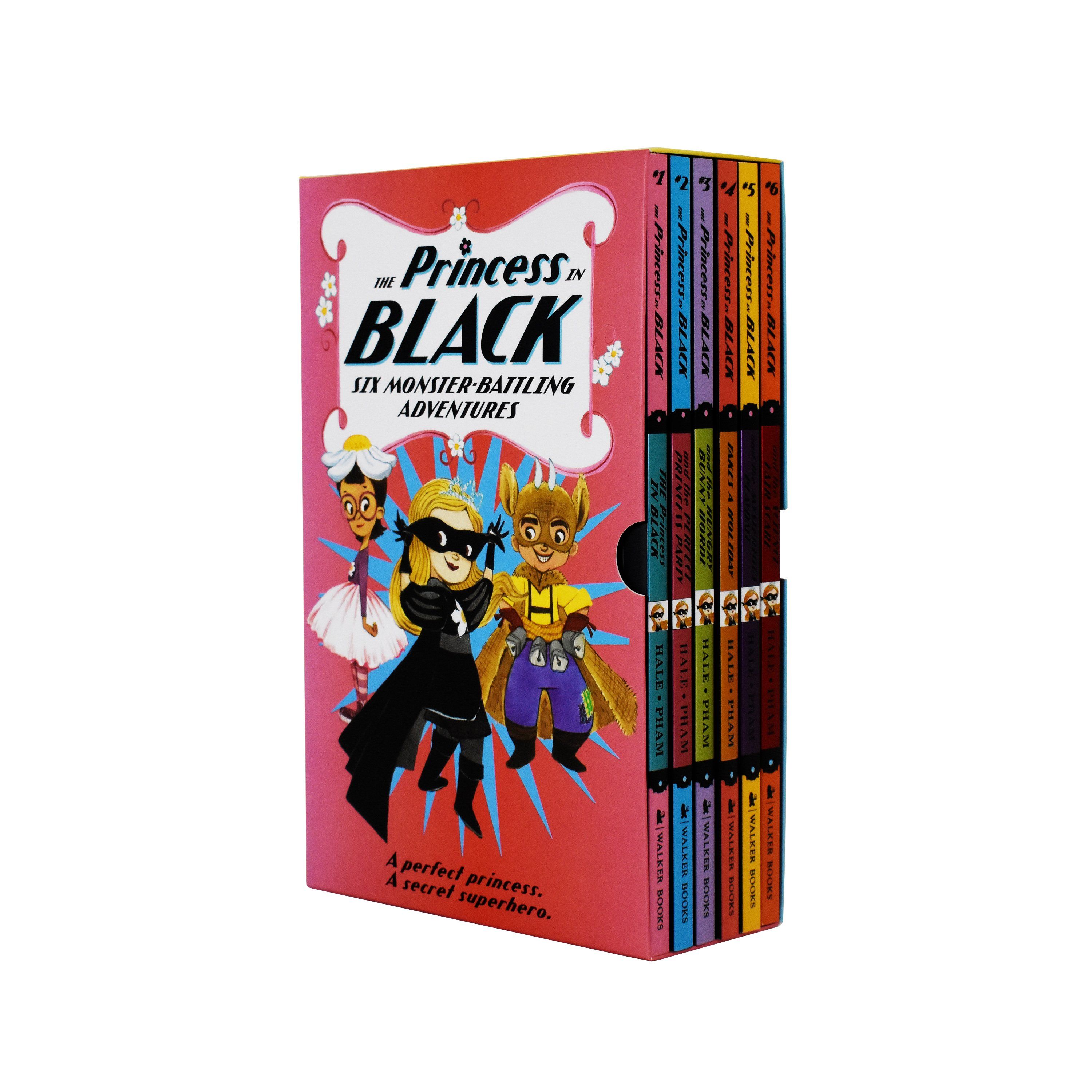 The Princess in Black Monster Battling Adventures 6 Books Box Set by Shannon & Dean Hale - Paperback - Age 7-9