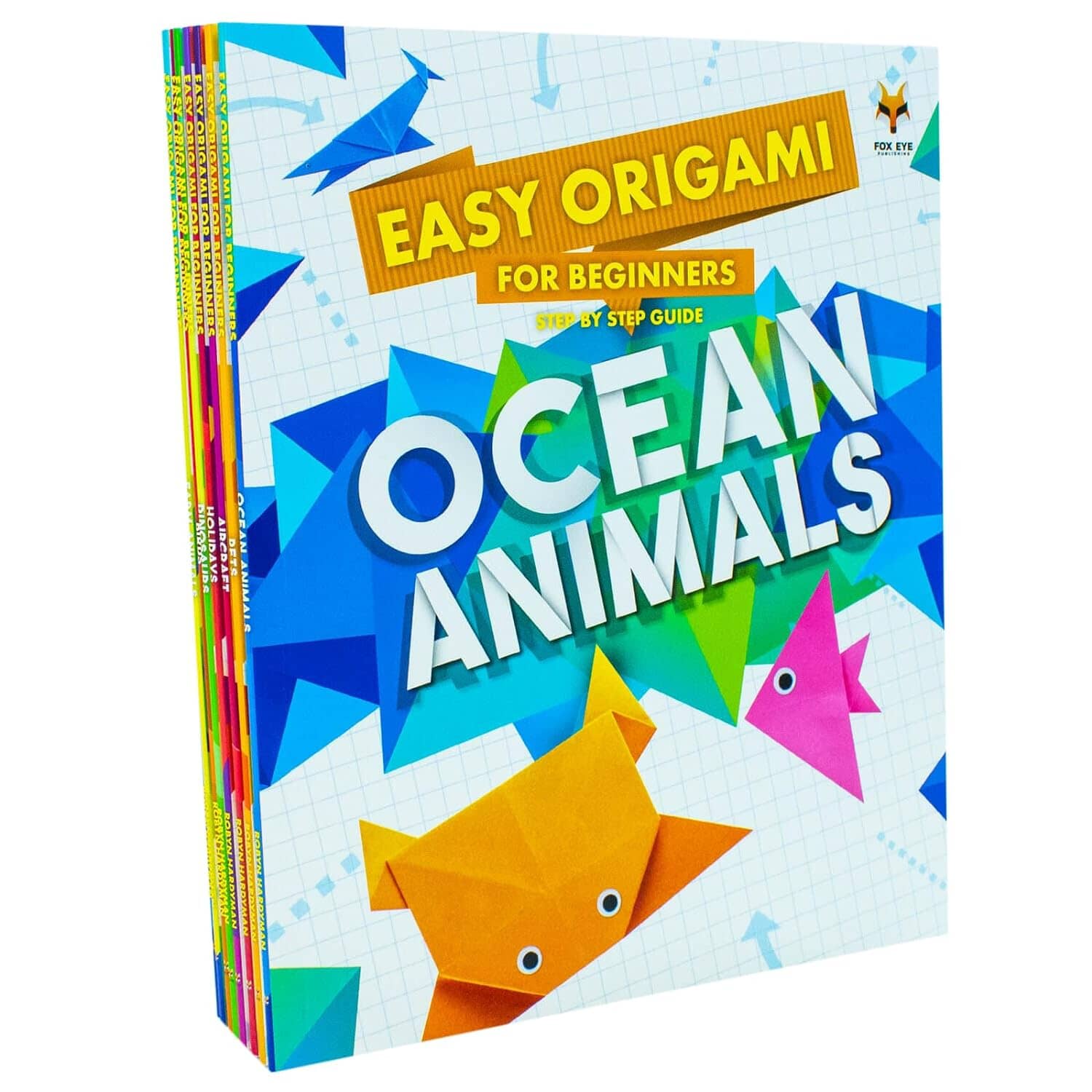 Easy Origami For Beginners Series Step By Step Guide 8 Books Collection Set - Ages 8-13 - Paperback