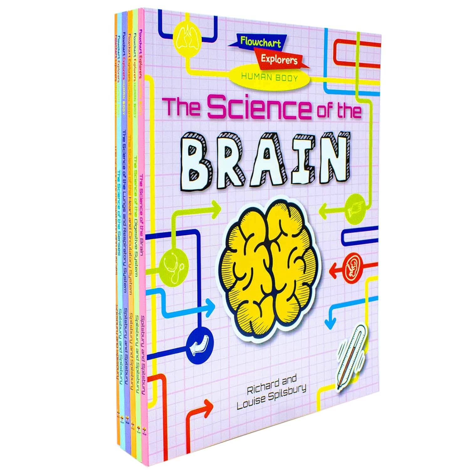 Flowchart Explorers Human Body Series 6 Books Collection Set - Ages 9-11 - Paperback