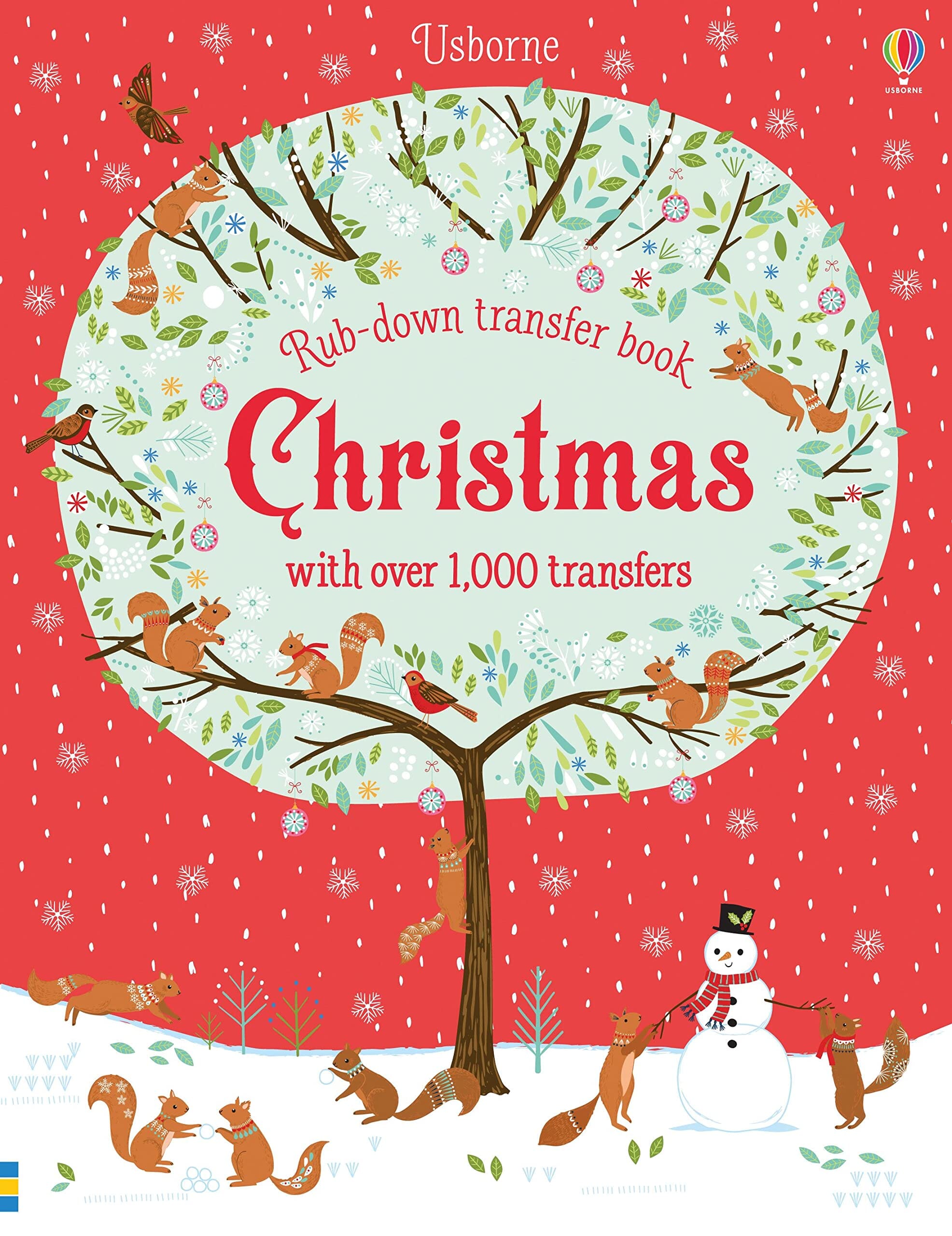 Rub-Down Transfer Books: Christmas By Felicity Brooks - Ages 5-8 - Hardback