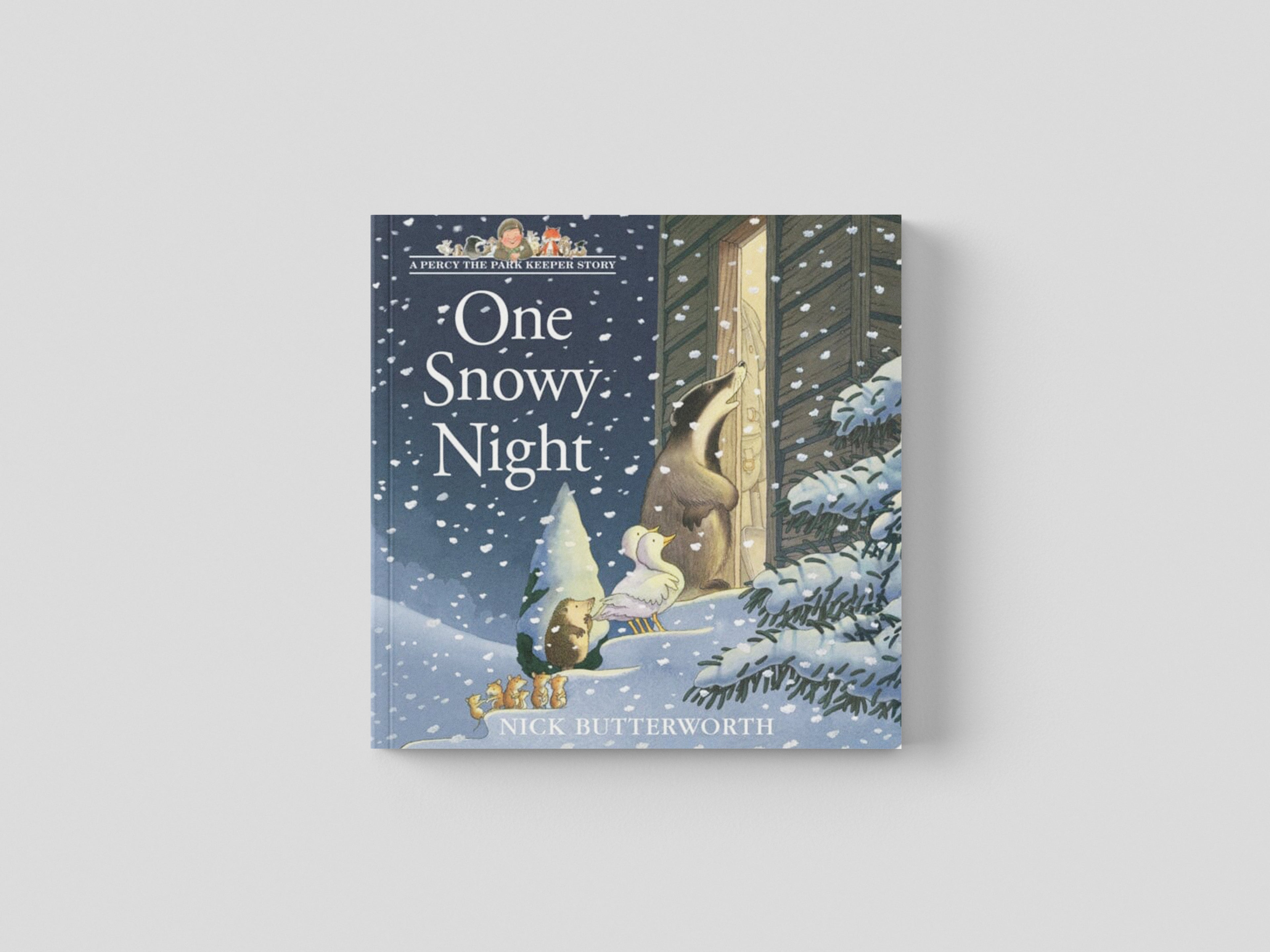 One Snowy Night Board book