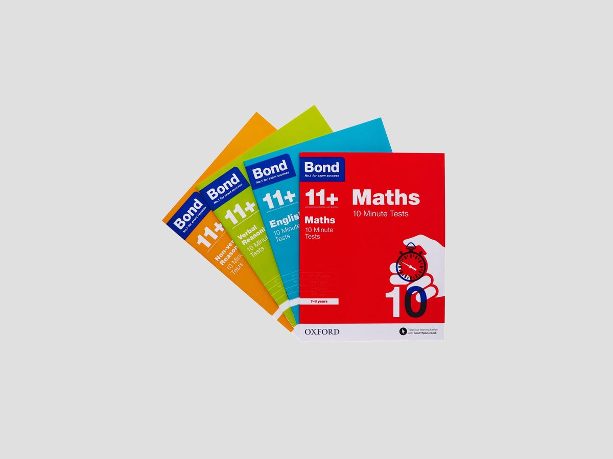 Bond 11+ Quick 10 Minute Tests (Age 7-8) 4 Books Collection