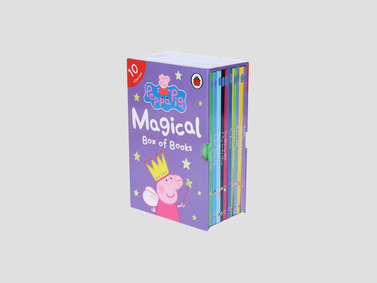 Peppa Pig Magical Box Of Books 10 Books Collection Box Set - Ages 2-6
