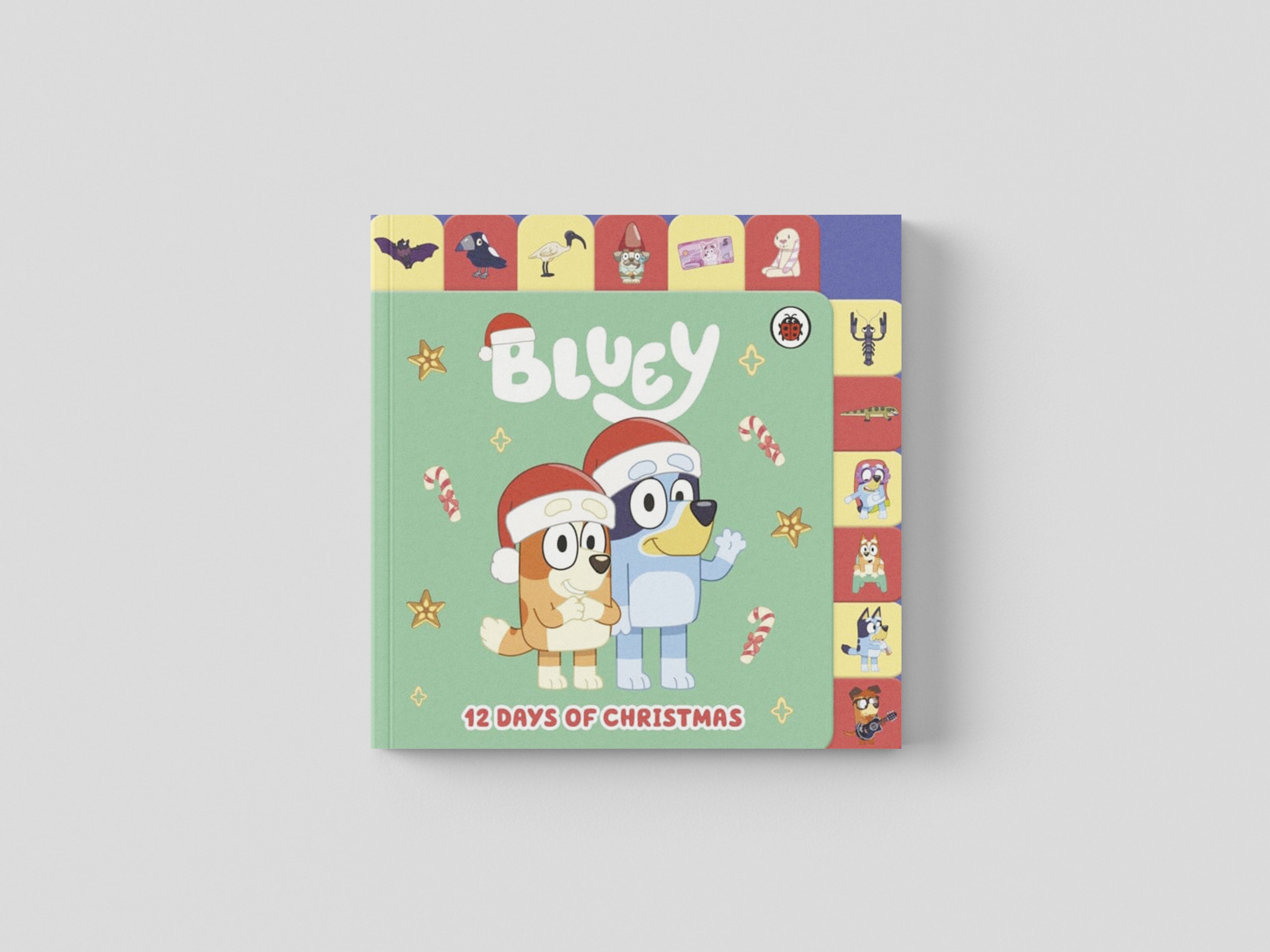 Bluey: 12 Days of Christmas Tabbed Board Book Board book