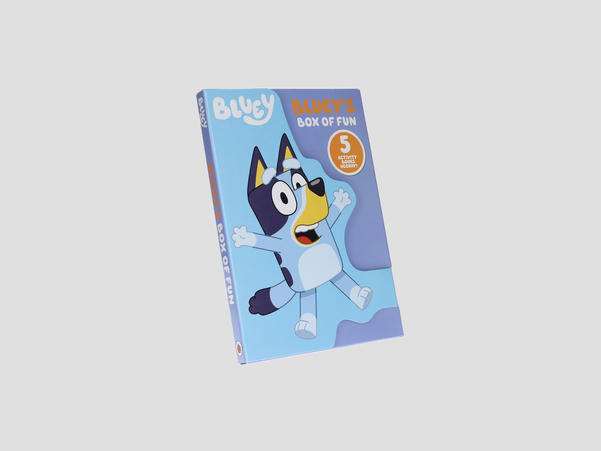 Bluey’s Box of Fun: 5 Activity Books Collection Set - Ages 3+