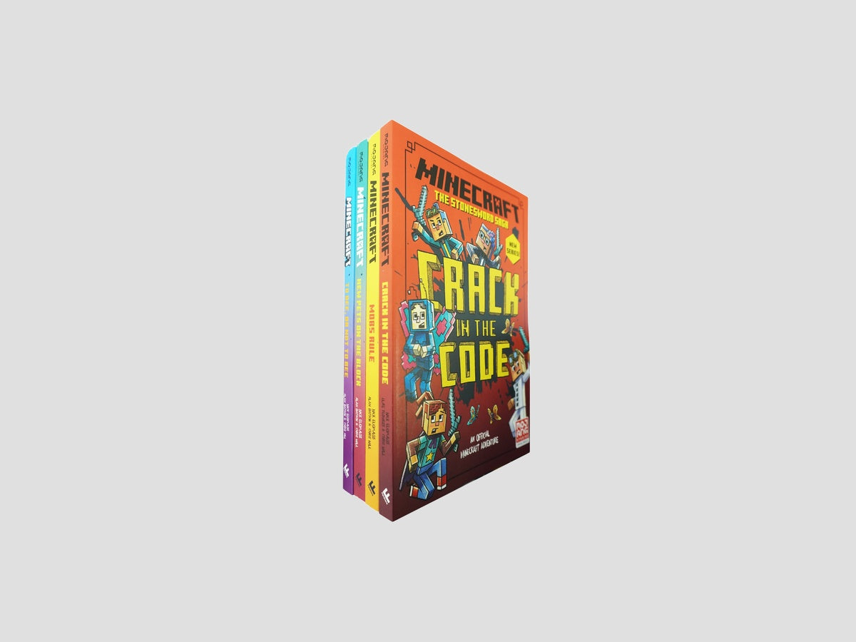 Minecraft Stonesword Saga Series 4 Books Collection