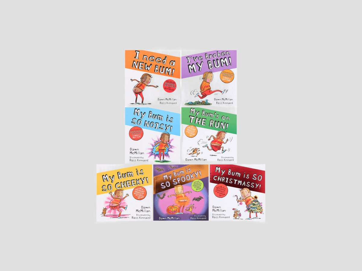 New Bum Series 7 Books Collection Set - Ages 2-6