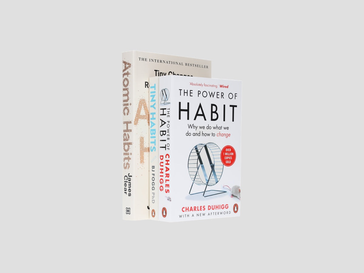 Atomic Habits, Tiny Habits & The Power of Habit Collection