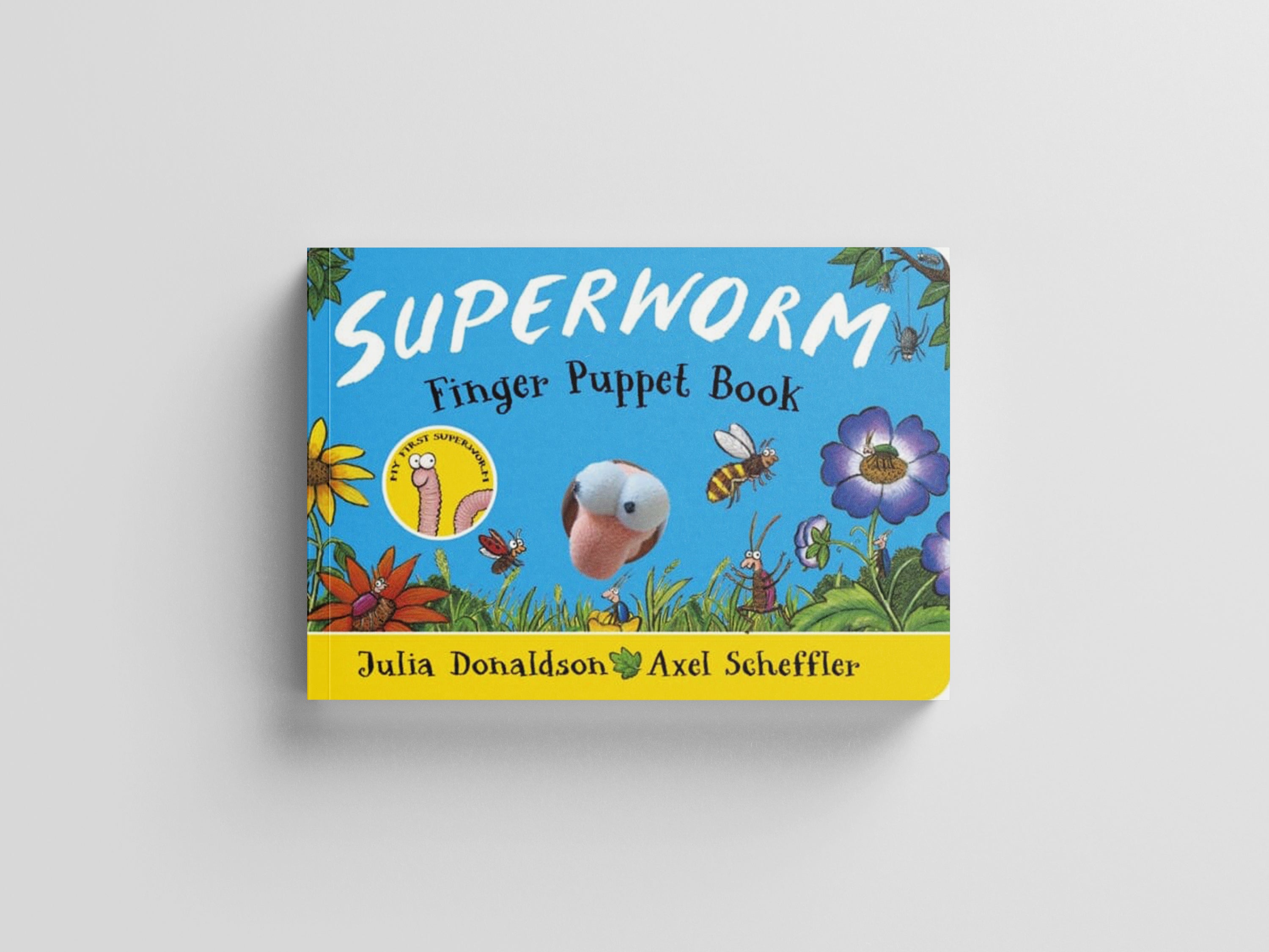 Superworm Finger Puppet Book - the wriggliest, squiggliest superhero ever!