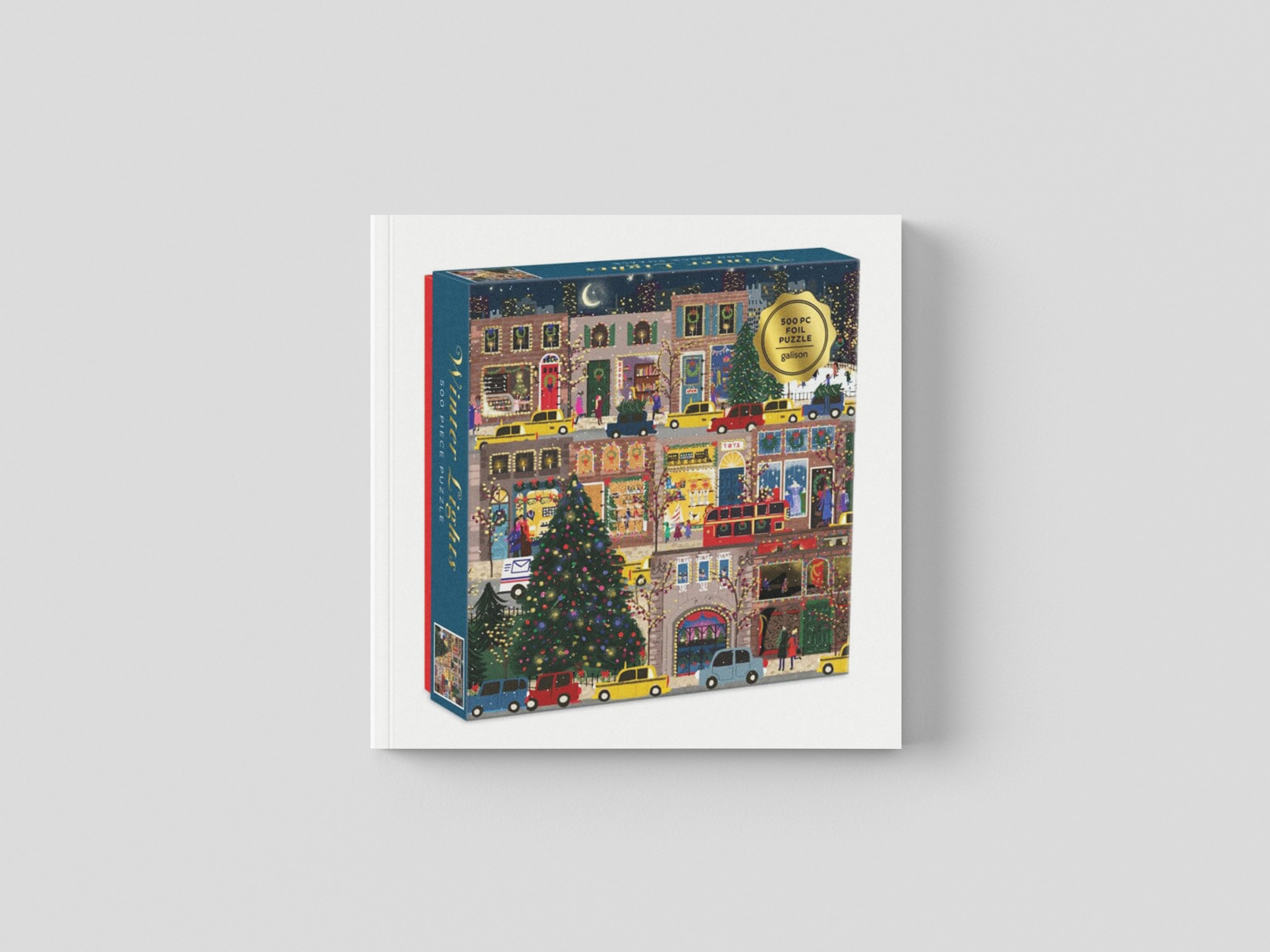 Winter Lights Foil Puzzle 500 Piece Puzzle