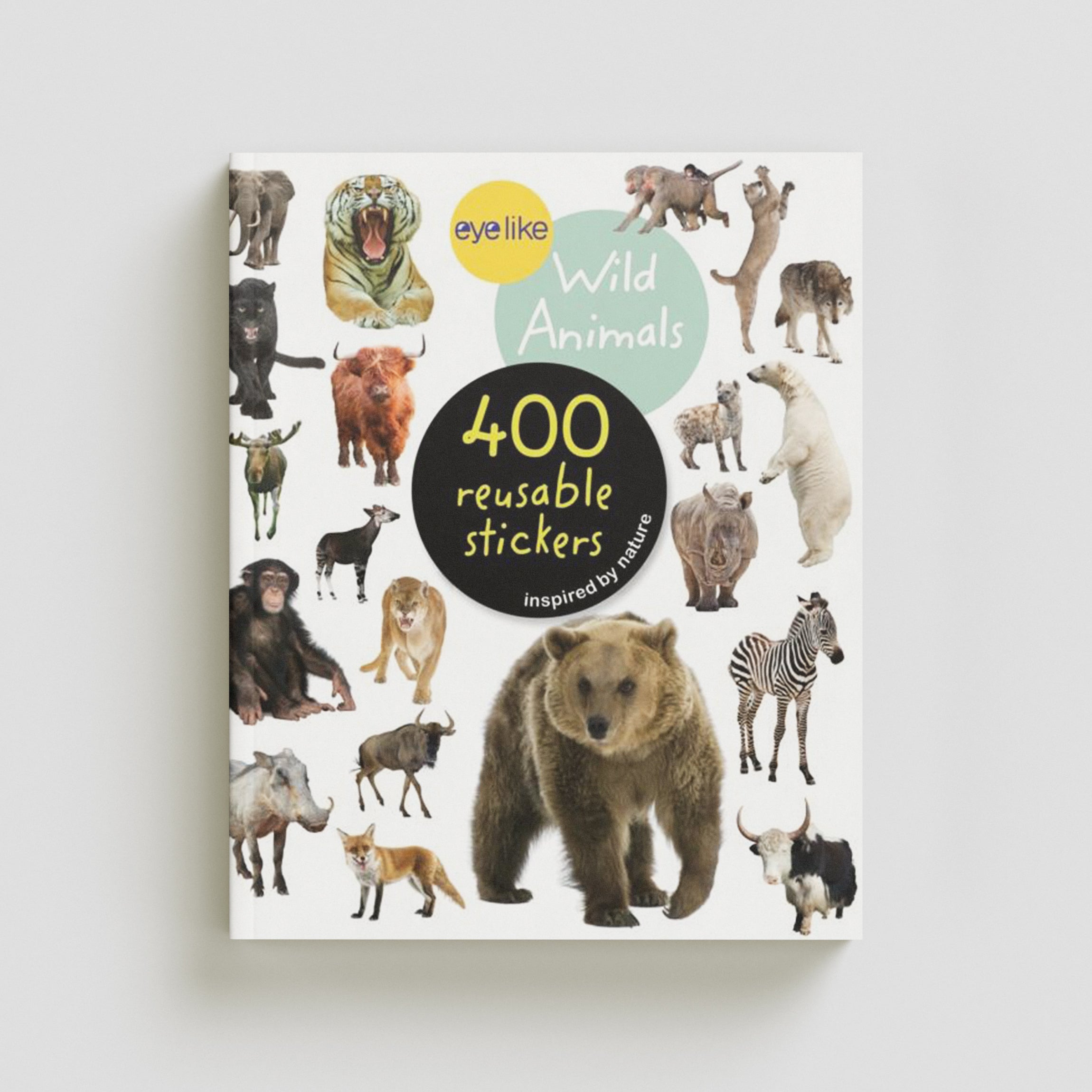 Eyelike Stickers: Wild Animals Paperback / softback