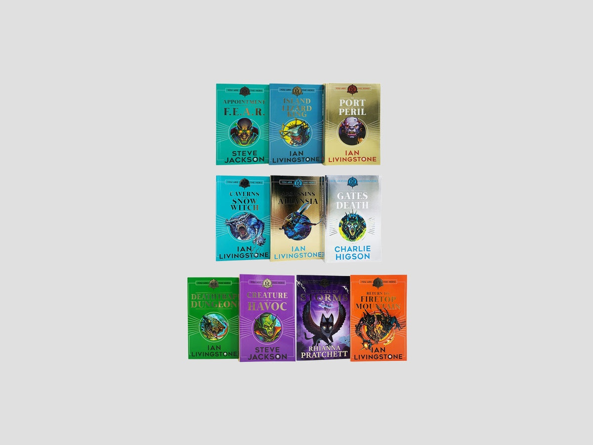 Fighting Fantasy RPG Collection 10 Books Set (Books 6-15) - Ages 9-14