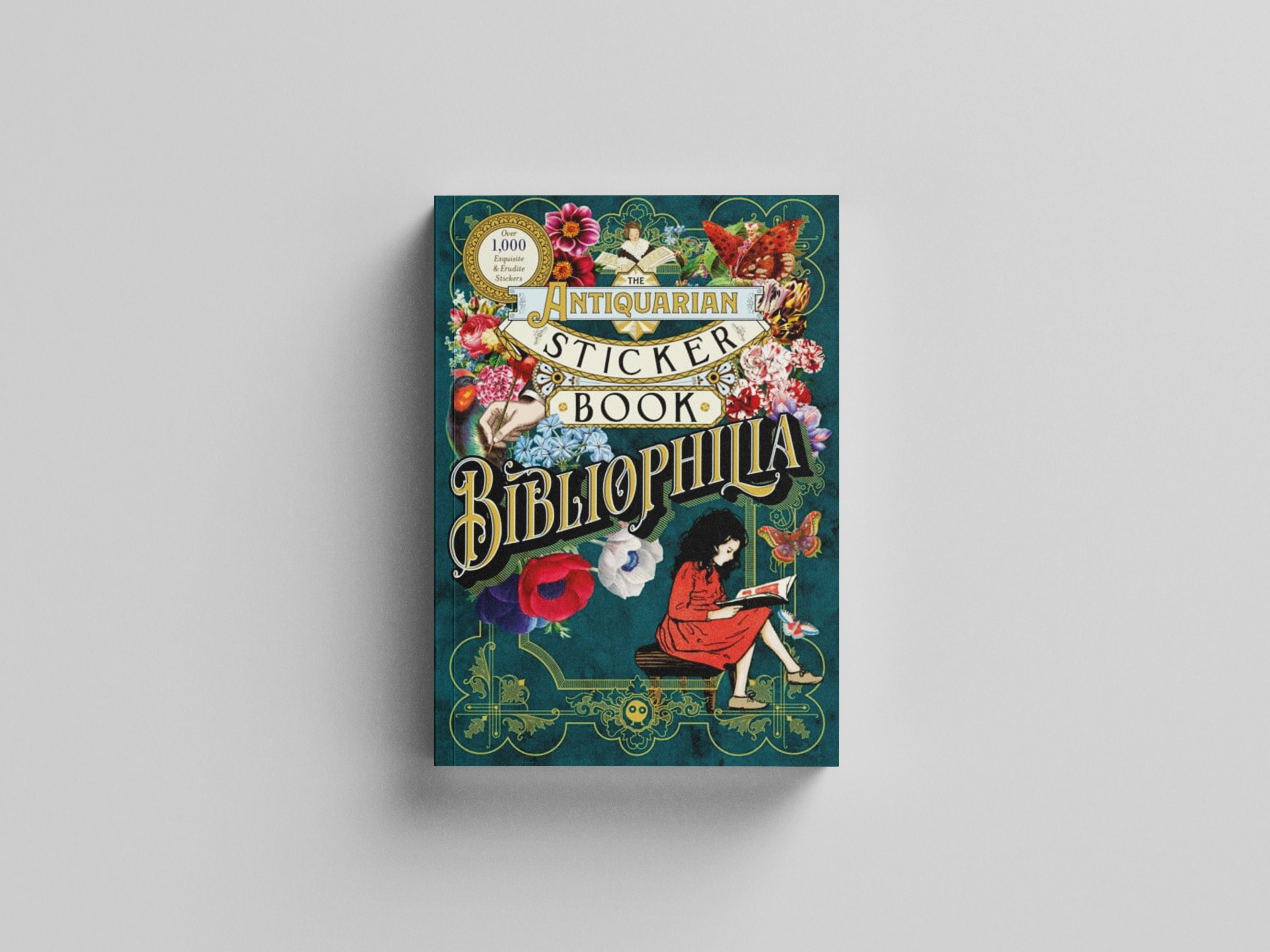 The Antiquarian Sticker Book: Bibliophilia Hardback
