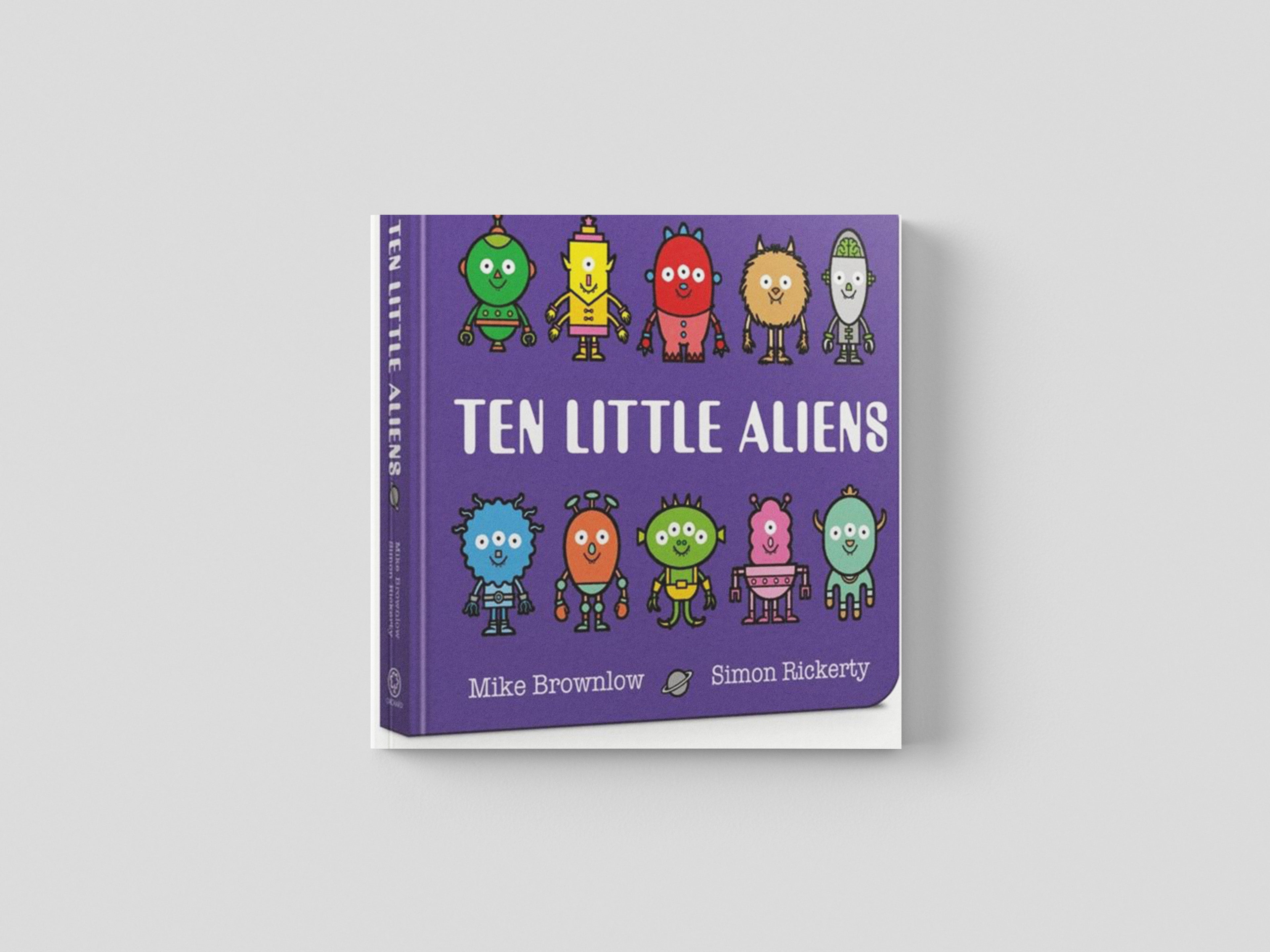 Ten Little Aliens Board Book Board book