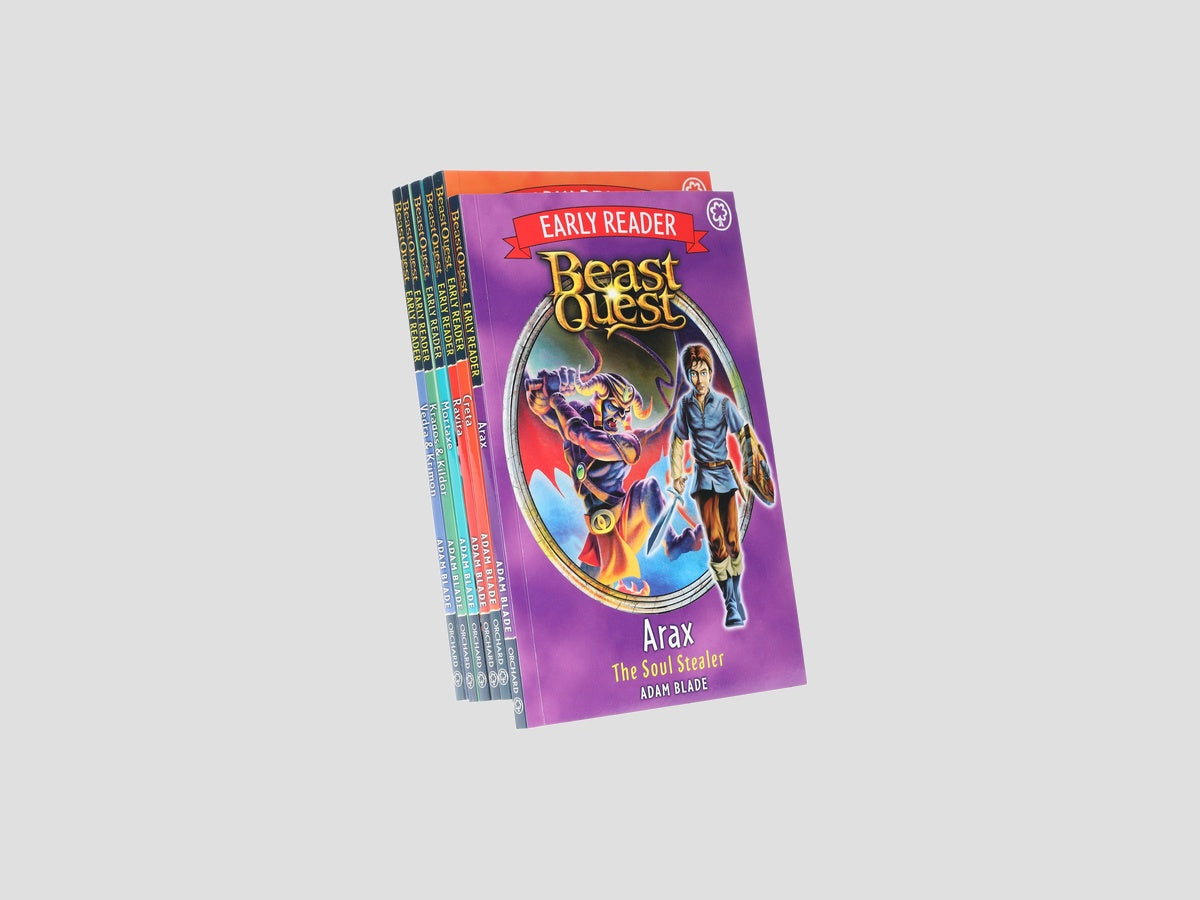 Beast Quest Early Reader Series 6 Books Collection