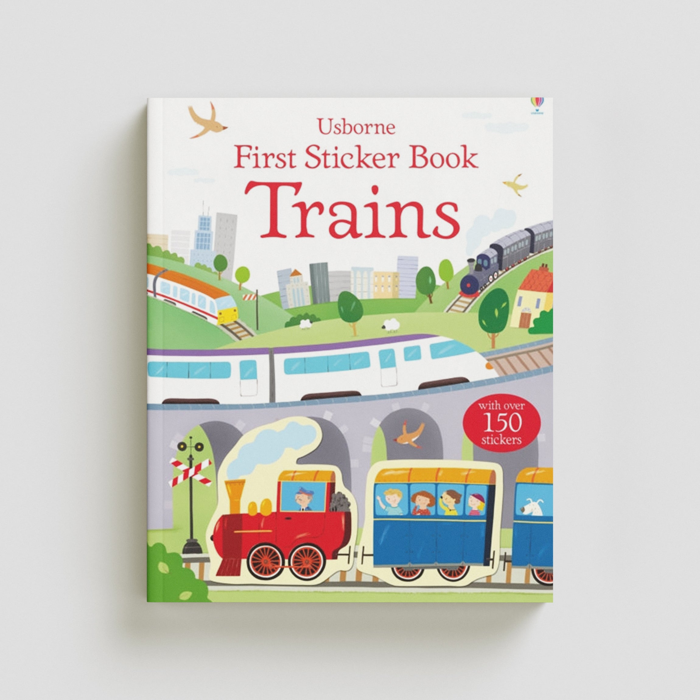 First Sticker Book Trains