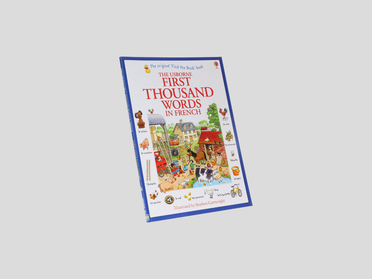 First Thousand Words In French: Illustrated Children Book - Ages 5+