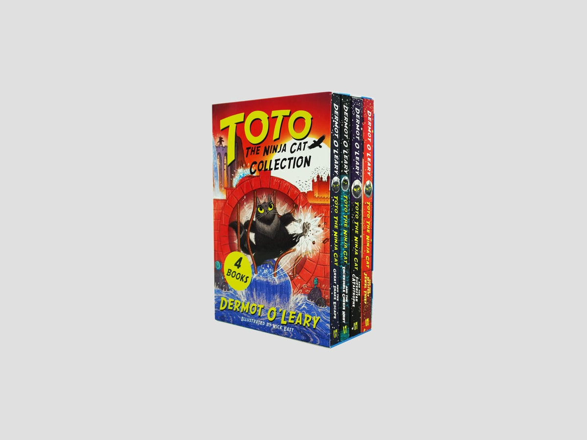 The Toto the Ninja Cat Series 4 Books Collection