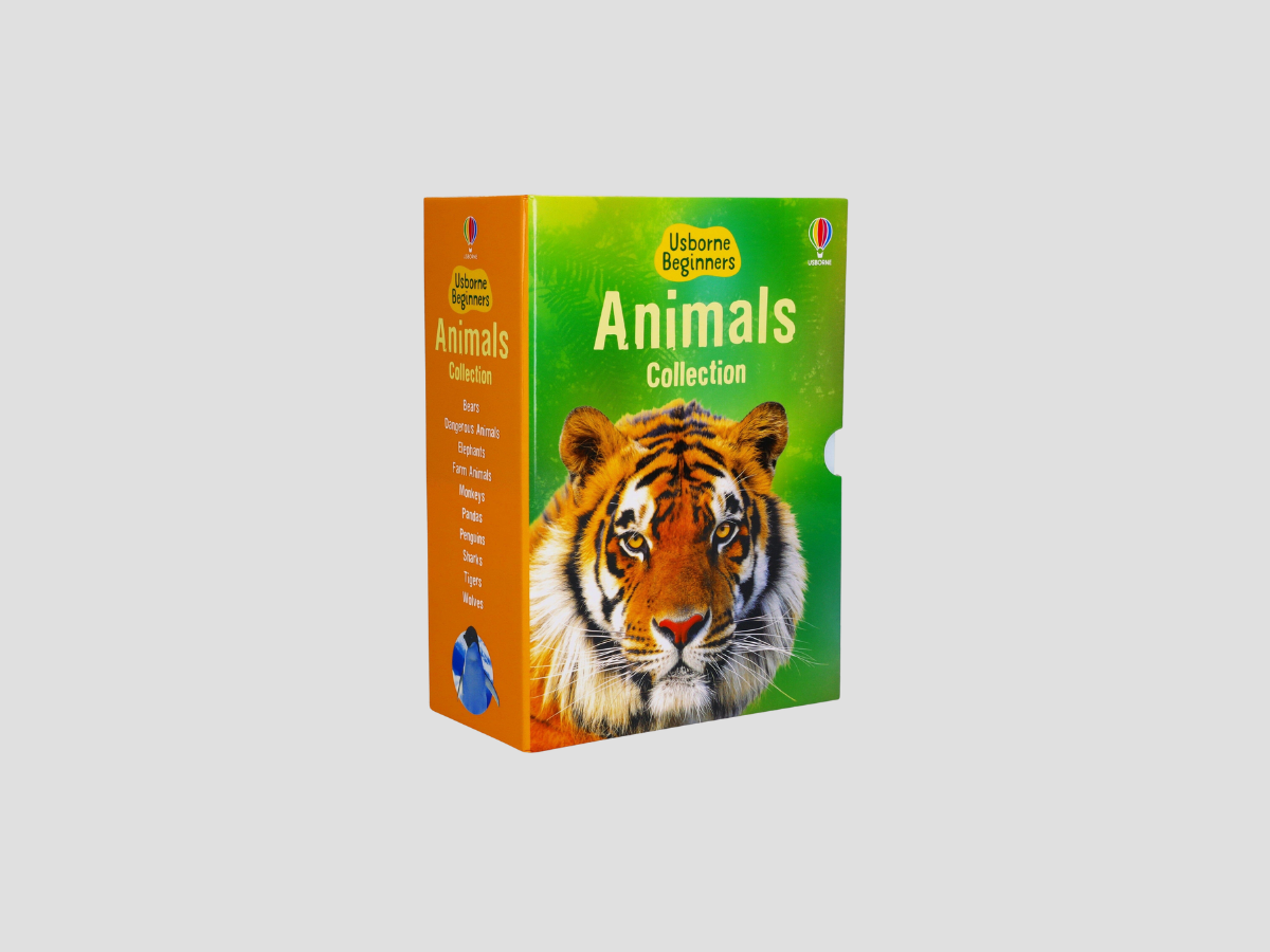 Usborne Beginners Animals Series 10 Books Collection Box Set - Ages 4+