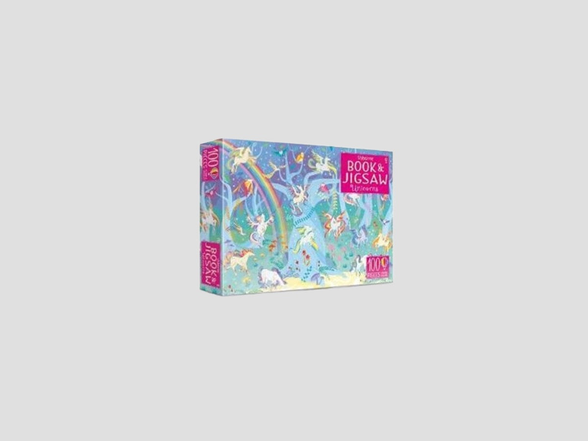 Usborne Book and Jigsaw Unicorns