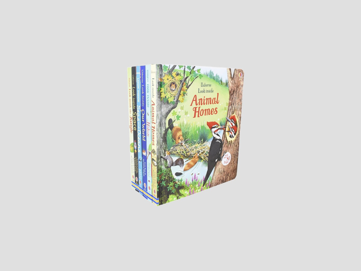 Usborne Look Inside 6 Books Collection Set - Ages 5-7
