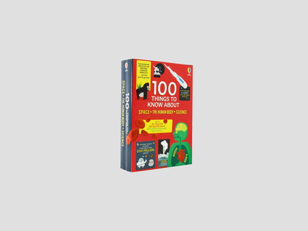 Usborne 100 Things to Know About Space, Science and Human Body Collection