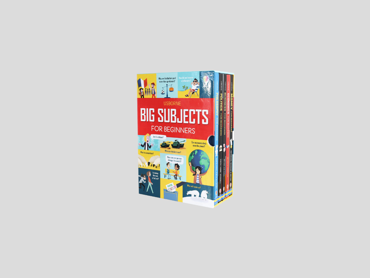 Usborne Big Subjects for Beginners 5 Books Collection Box Set - Age 8-11