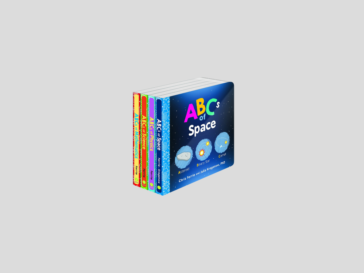 My First Science Library Abc's 4 Book Collection Set - Ages 3+