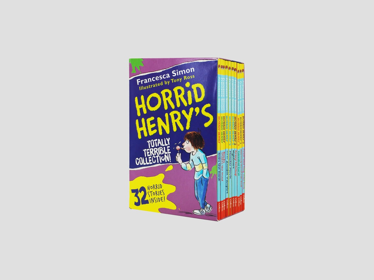 Horrid Henry's Totally Terrible Collection 10 Books Box Set - Ages 6-11