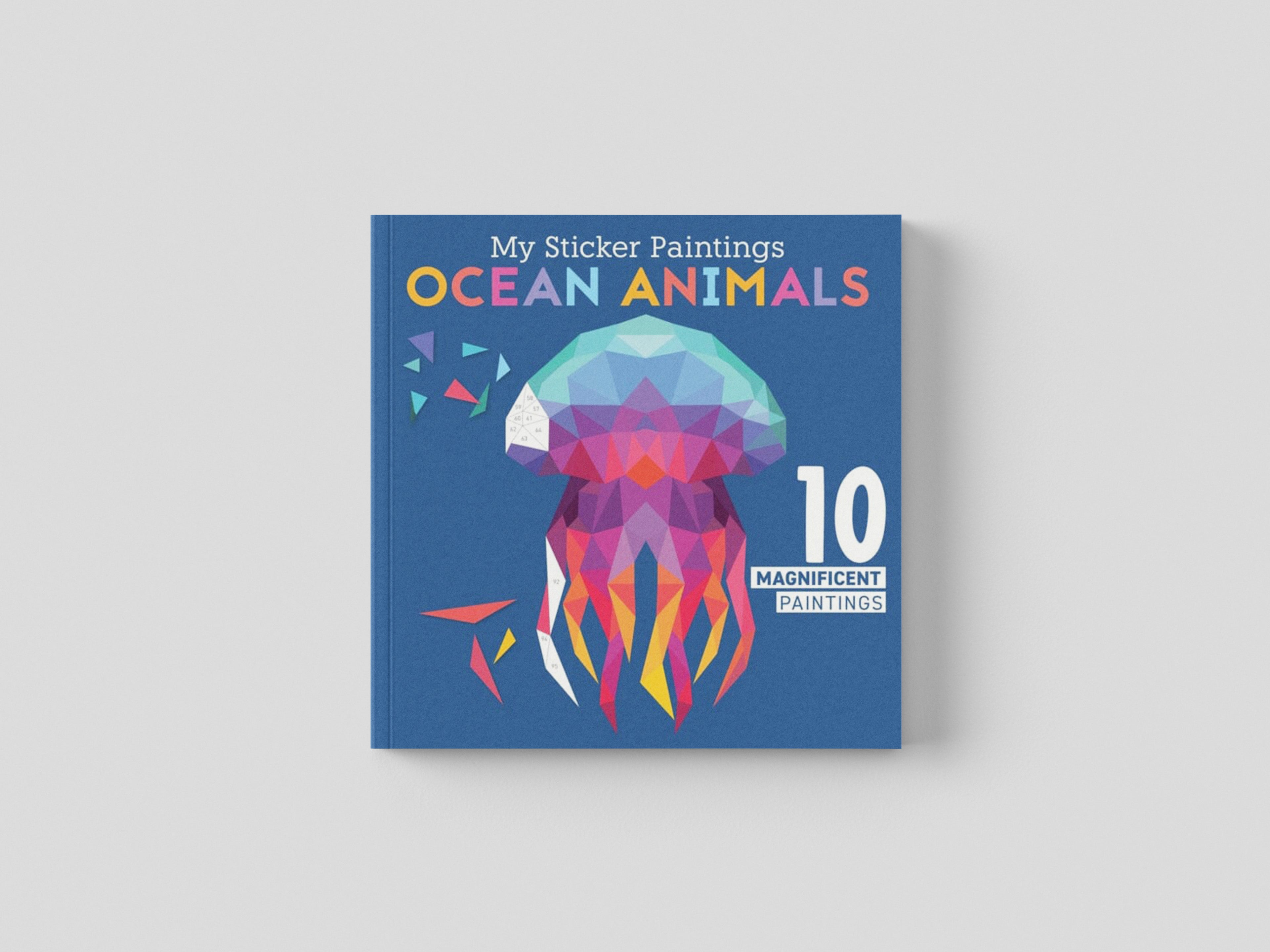 My Sticker Paintings: Ocean Animals Paperback / softback