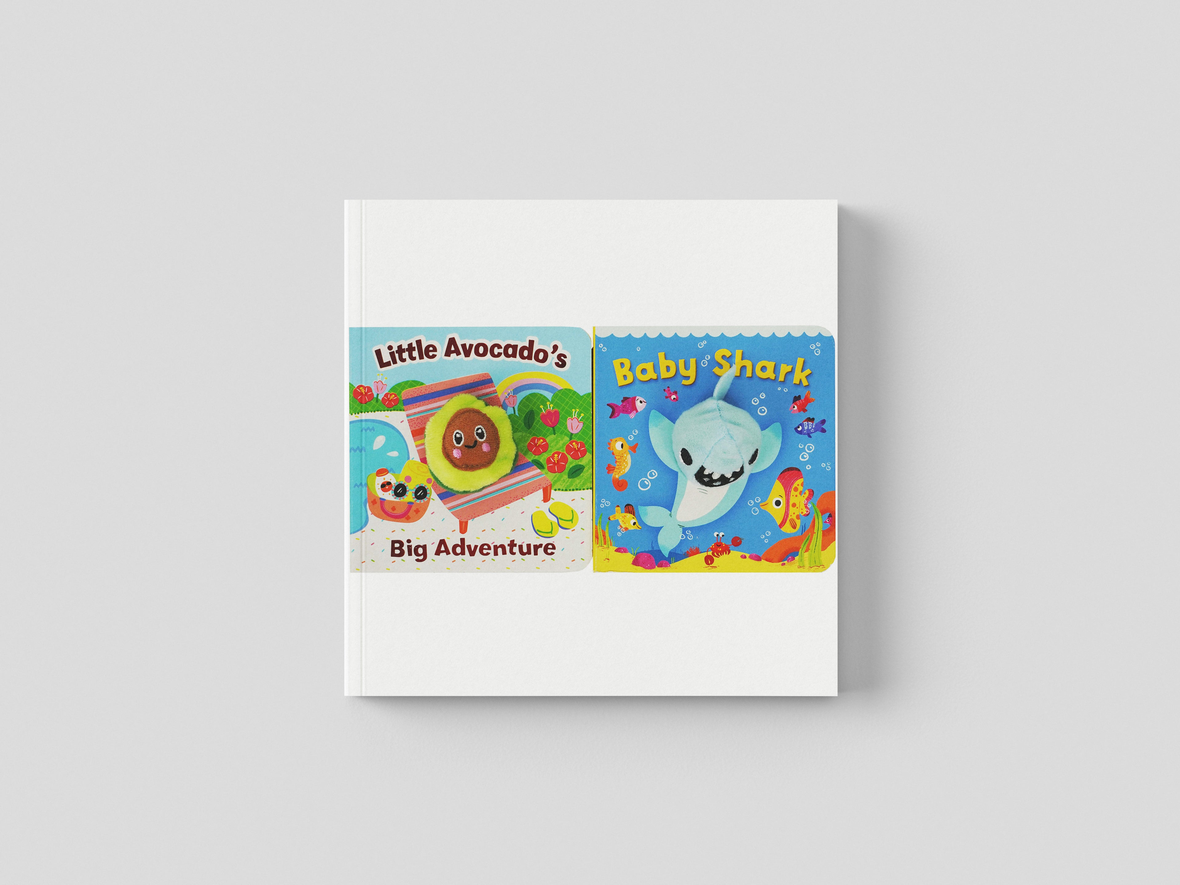 Baby Shark/Little Avocado’s Big Adventure (Pack of 2 Finger Puppet Books) - Ages 1-4