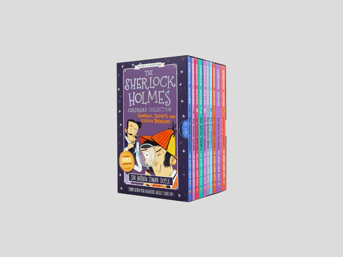 The Sherlock Holmes Children's Collection: Shadows, Secrets and Stolen Treasure 10 Books (Series 1) - Ages 7-9