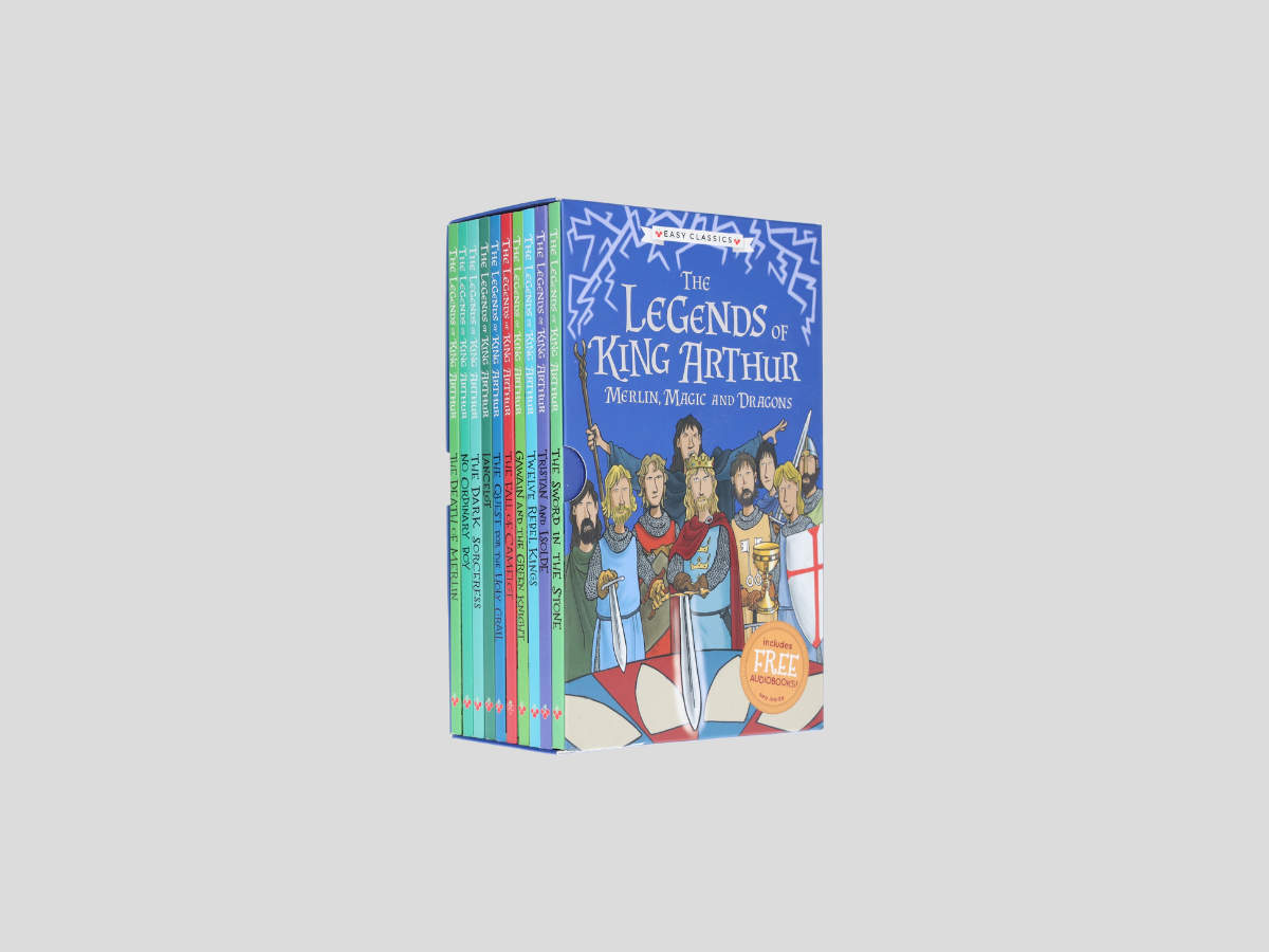The Legends Of King Arthur Easy Classic 10 Books Box Set - Ages 7-9