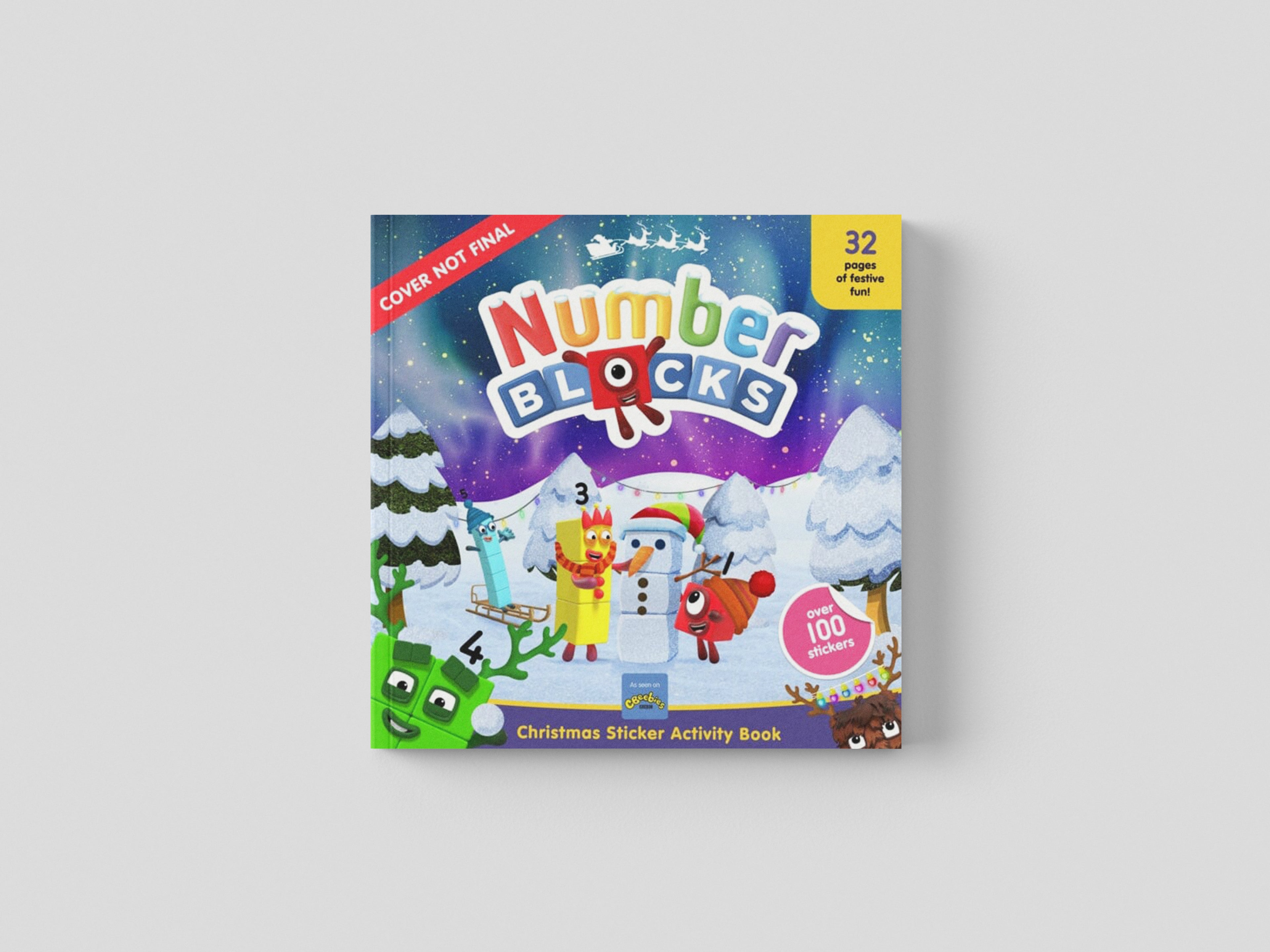 Numberblocks Christmas Sticker Activity Book