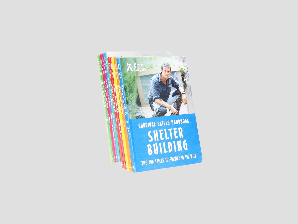 Bear Grylls Survival Skills Handbook Collection Series 10 Books - Age 9+