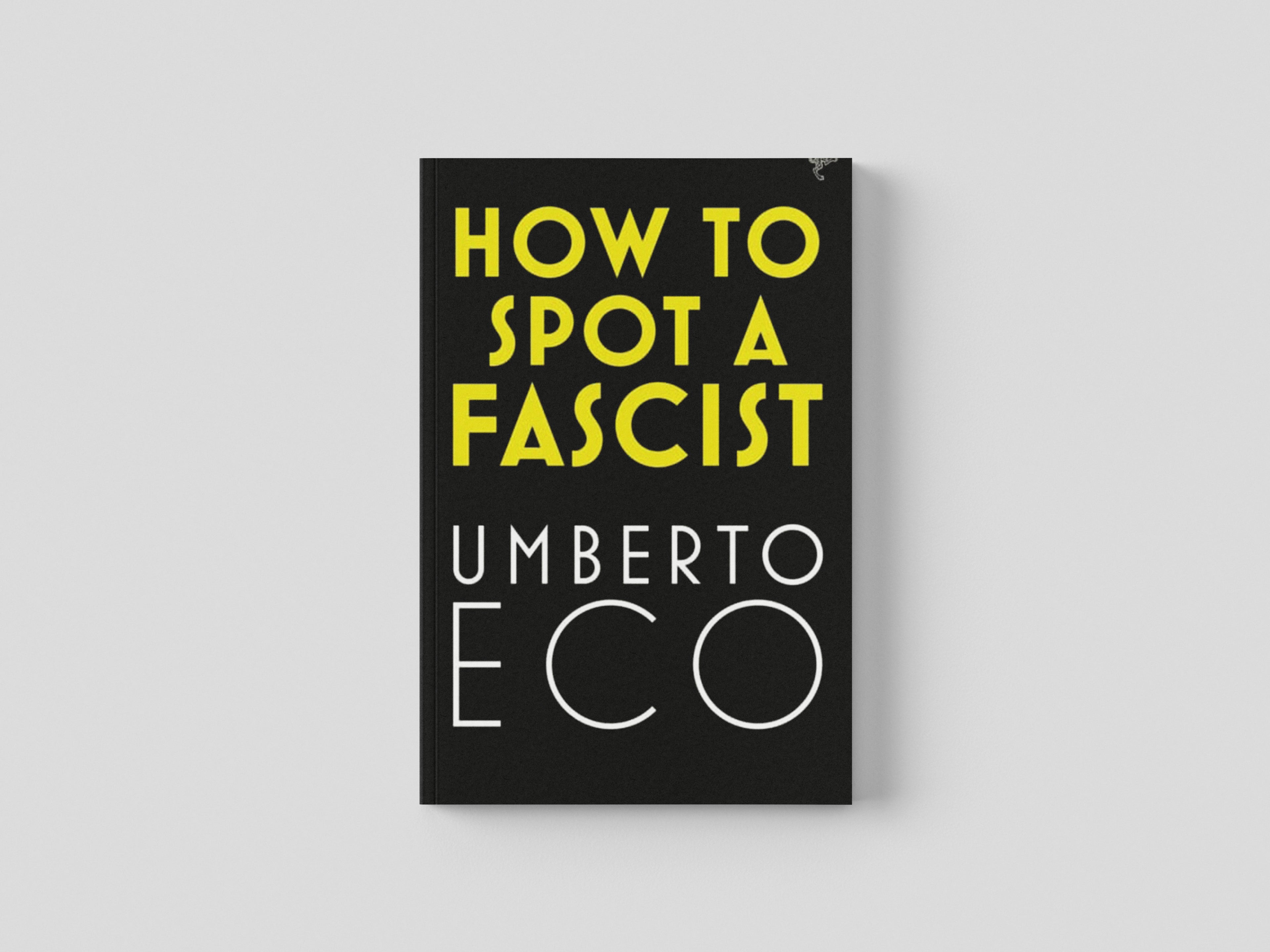 How to Spot a Fascist Paperback / softback