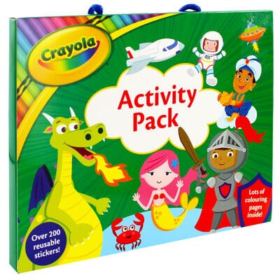 Crayola Activity Pack Colouring Books & Stickers 3 Books Collection Set - Ages 3+ - Paperback