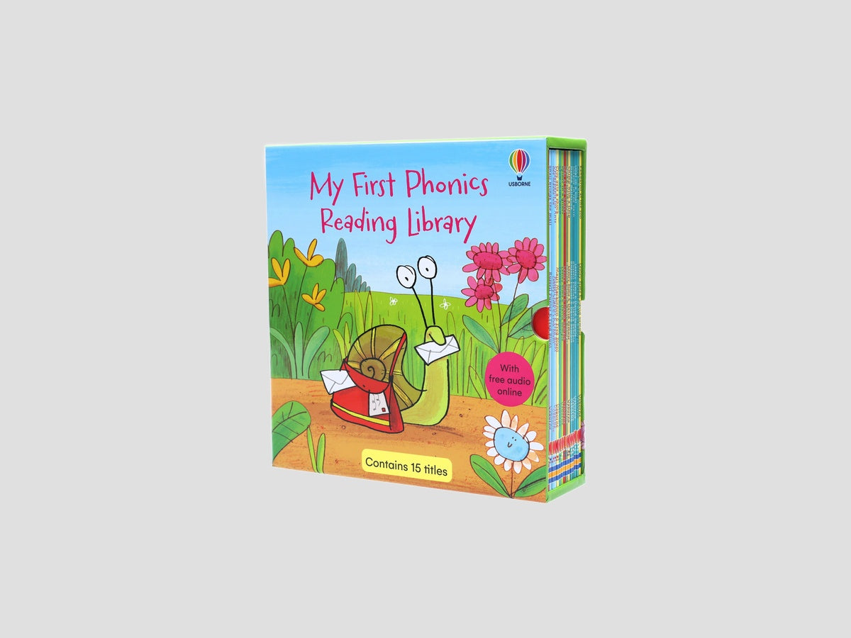 Usborne First Phonics Reading Library 15 Books - Ages 0-5