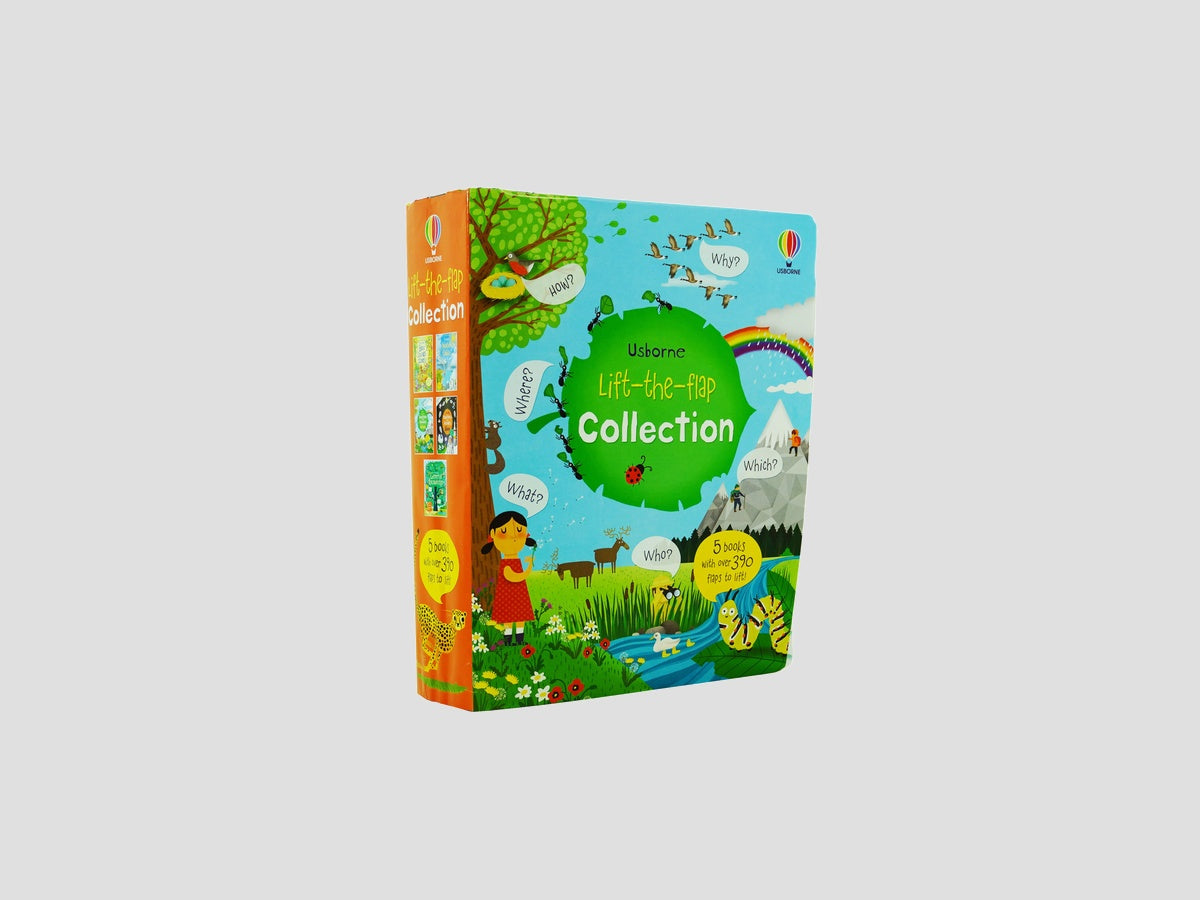 Usborne Lift-the-Flap Collection 5 Books Set - Ages 3+