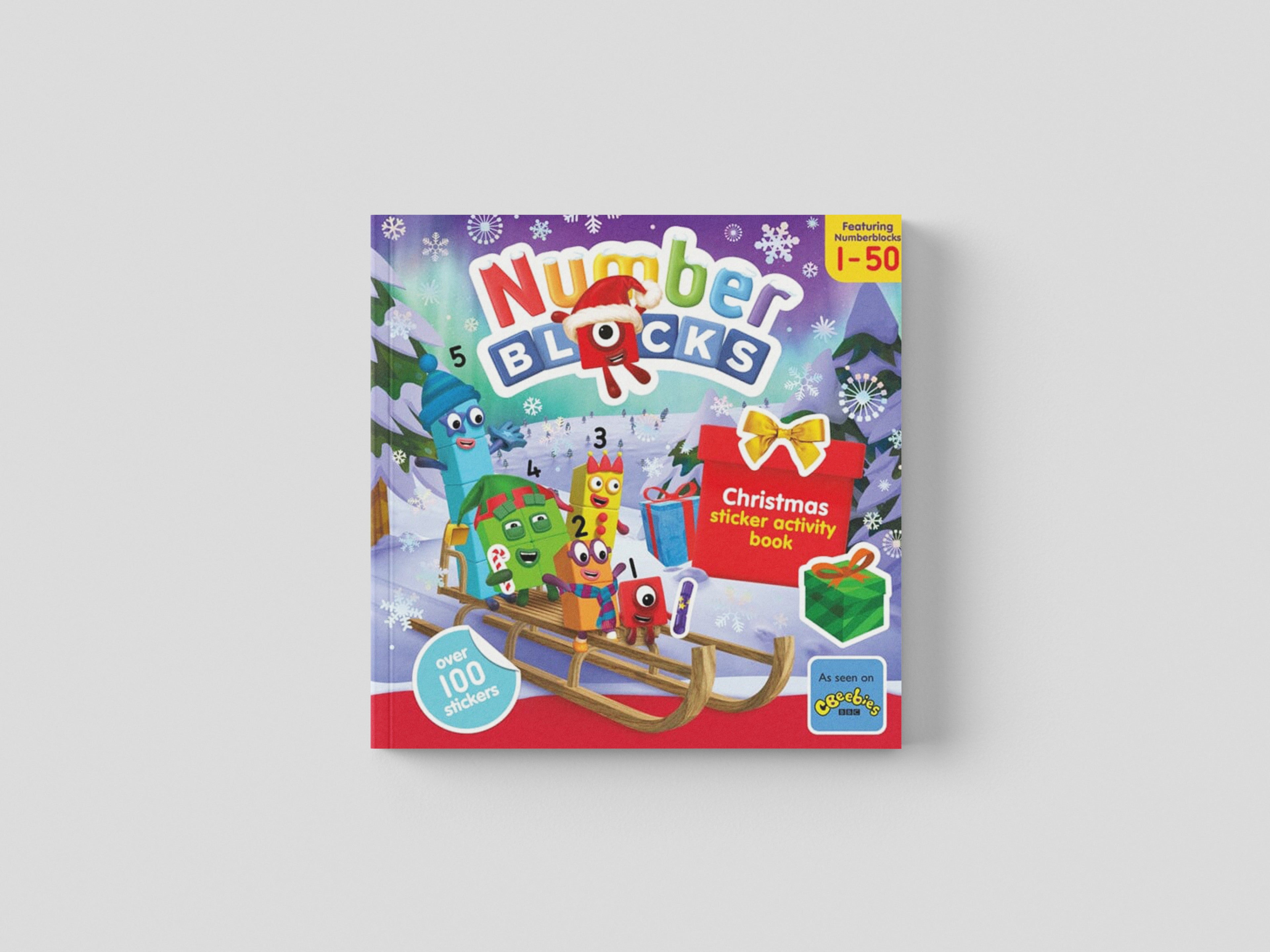 Numberblocks Christmas Sticker Fun