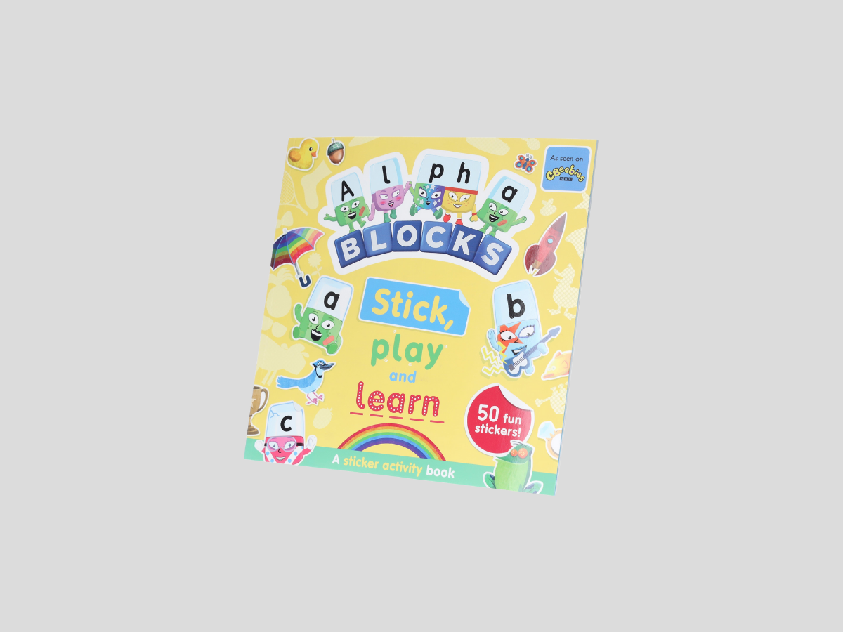 Alphablocks Stick, Play and Learn: A Sticker Activity Book - Ages 3-6