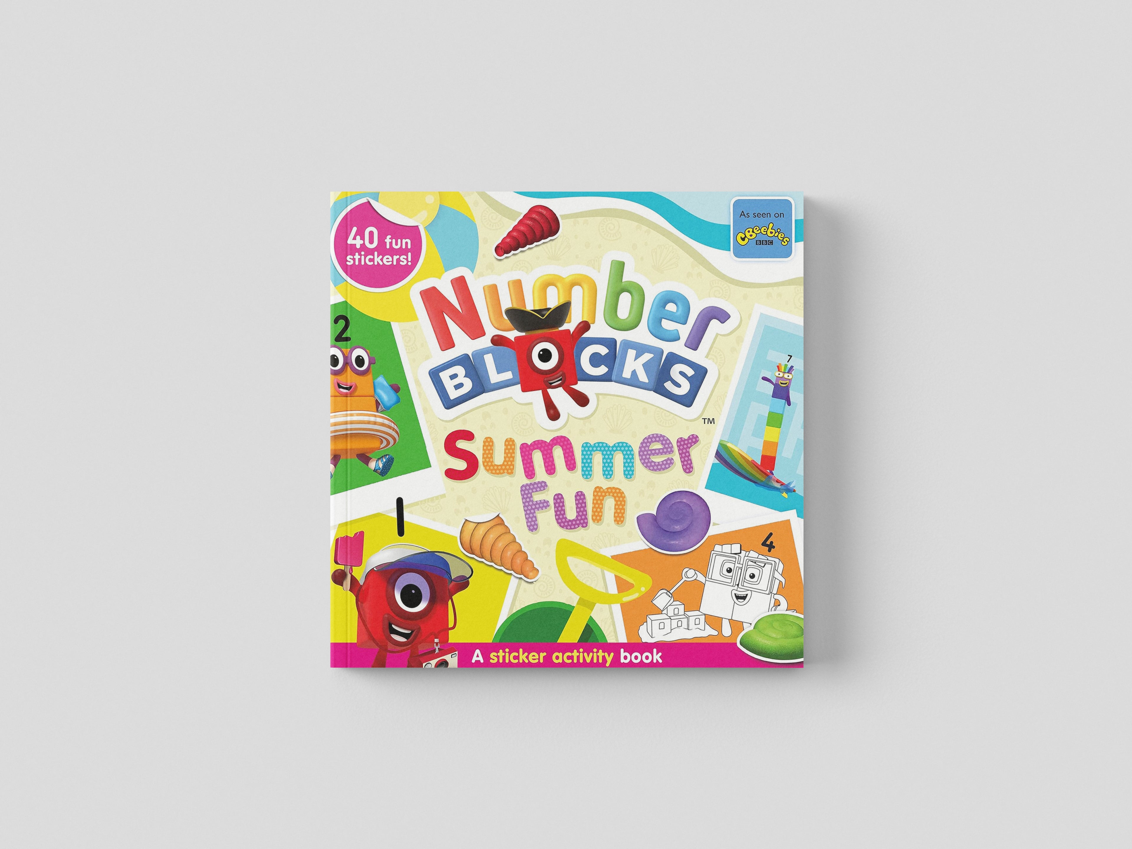 Numberblocks Summer Fun: A Sticker Activity Book - Quizzes, Puzzles, Fun Games - Ages 3-6