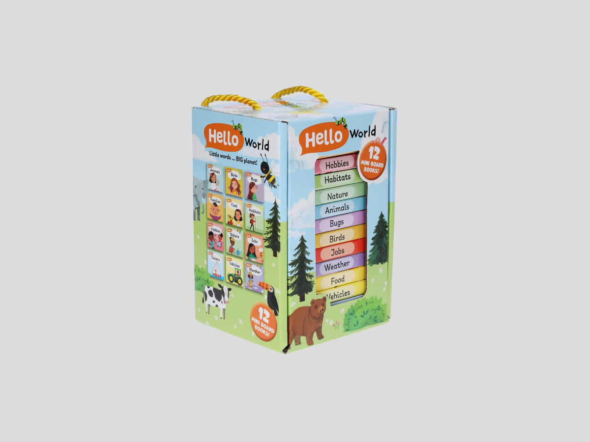 Hello World! - 12 Books Collection Box Set - Ages 2+ - Board Book