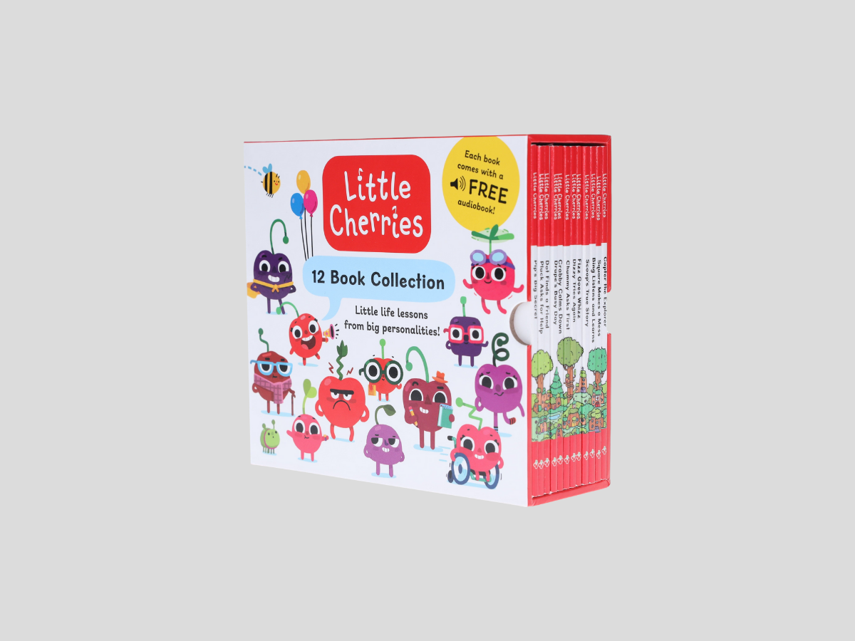 The Little Cherries Series illustrated 12 Books Collection Box Set: With Free 12 Audio Books - Ages 3-5