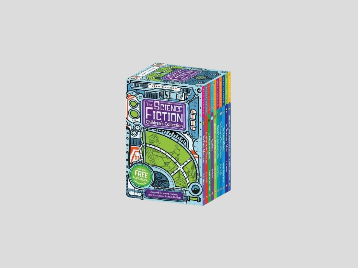 The Science Fiction Children's Classics Collection Illustrated 10 Book Box Set - Ages 7-9