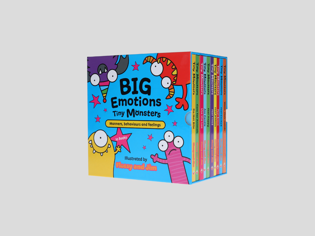 Big Emotions Tiny Monsters Manners, Behaviours & Feelings 10 Books Collection Box Set - Ages 3-5