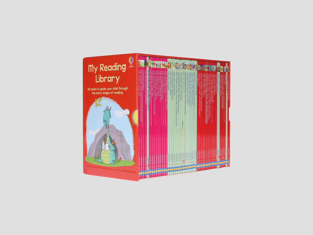 Usborne My Second Reading Library Collection 50 Books Box Set - Ages 5-7